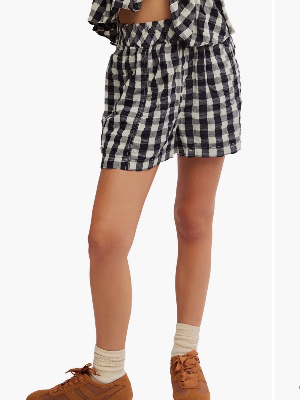 Free People Gingham Shorts